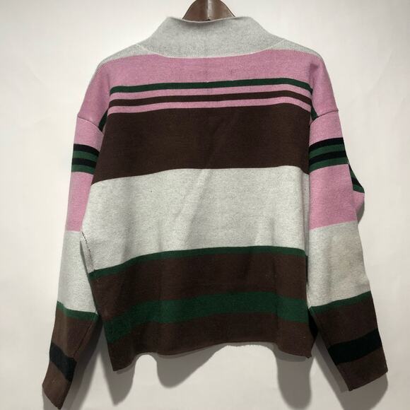 Anthropologie Maeve Carys Mockneck Sweater Multicolor Size M - Picture 1 of 6